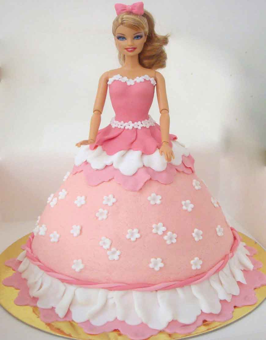 barbie's birthday cake