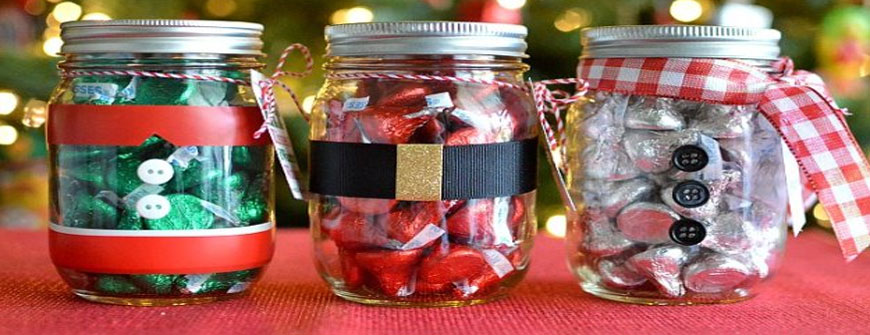 Mason Jars for packing Gifts